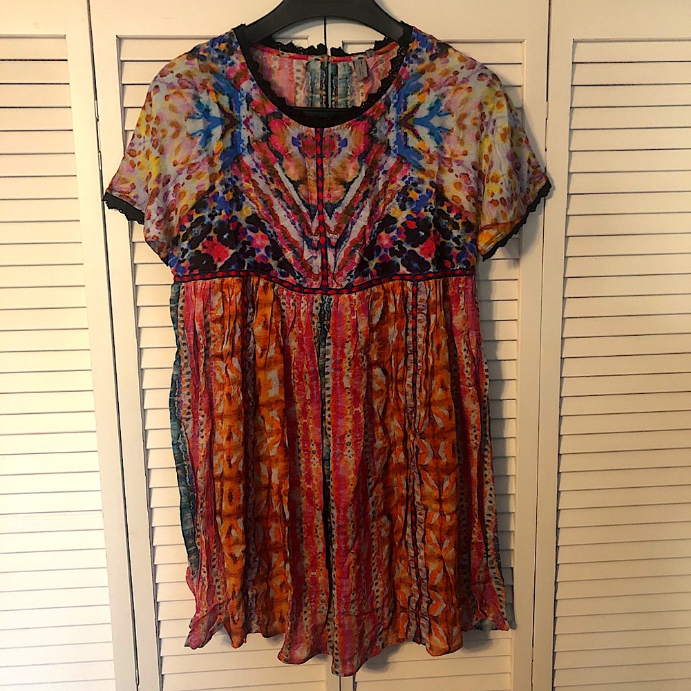 Anthropologie Bl-nk Trudie Tunic dress XSP NWT